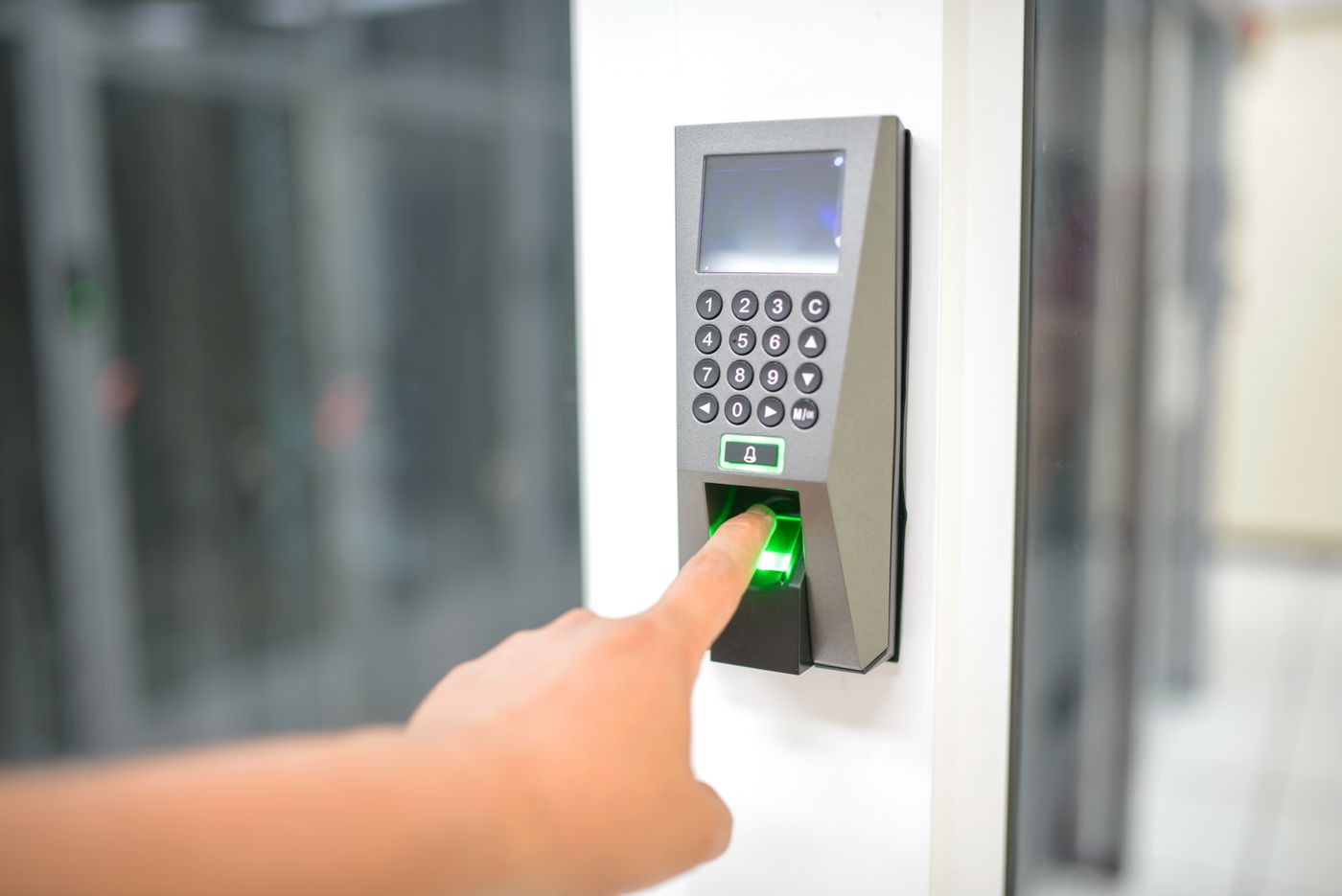 Lector de huella para control de acceso